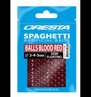 Cresta Spaghetti Balls blood red
