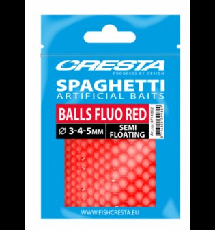 Cresta Spaghetti Balls fluo red