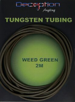 Tungsten Tubing &ndash; 2m &ndash; Weed Green