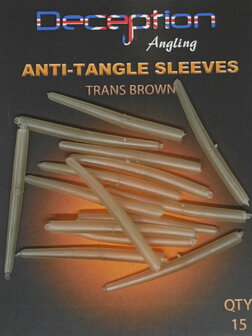 Anti Tangle Sleeves Trans Brown