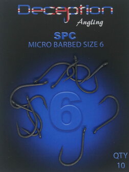 Deception Angling SPC (STRAIGHT POINT CHOD) Micro Barbed Hook - Size 8