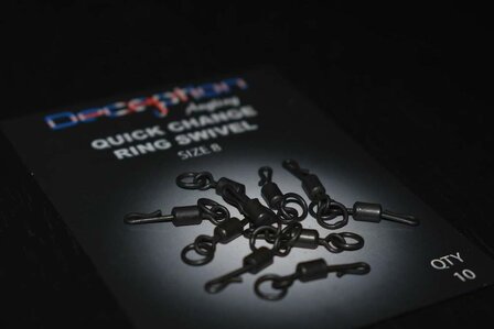 Deception Angling Quick Change Ring Swivels size 11 qty : 10