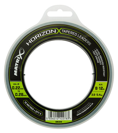 Horizon X Tapered Shock Leader 8lb x 5