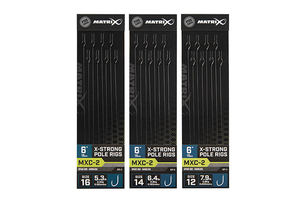 Matrix MXC-2 Sz14 Barbless 0.18mm X Strong Rig