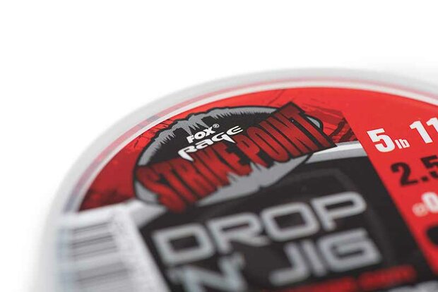 FOX Rage Strike Point Drop N Jig fluorocarbon 9.37lb / 0.25mm- 40m
