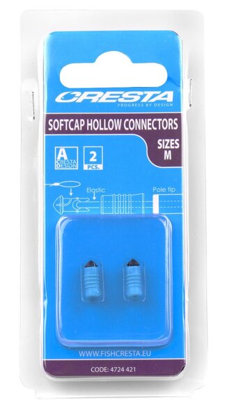 Cresta SOFTCAP HOLLOW CONNECTORS M BLUE Cresta
