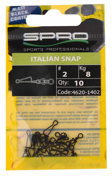 SPRO MATTE BLACK ITALIAN SNAP #3