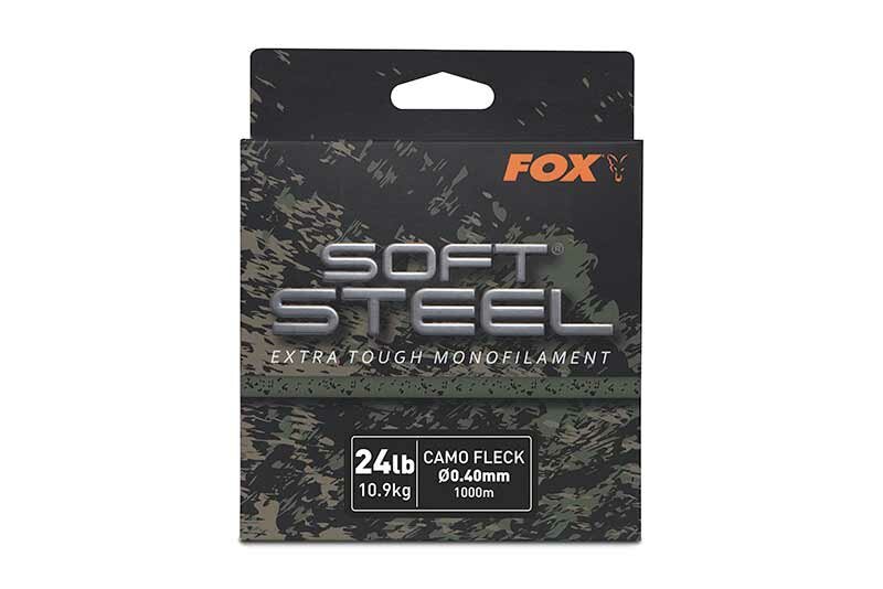 Fox Soft Steel Fleck Camo Mono 14lb (6.4kg) 0.30mm x 1000m