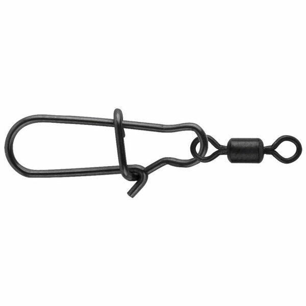 SPRO MATTE BLACK EASY SNAP+RG SWIVEL #0+10