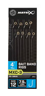 Matrix MXC-3 4” BAIT BAND RIGS  Size 12 / 0.20mm