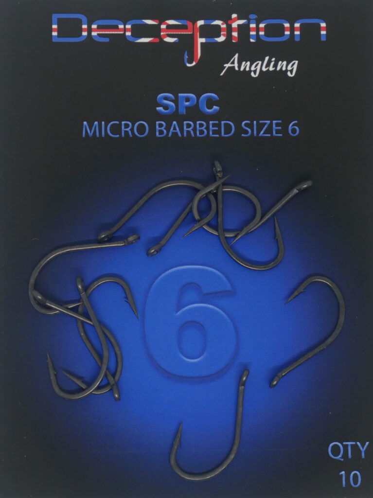 SPC (STRAIGHT POINT CHOD) Micro Barbed Hook - Size 8 - De Schub