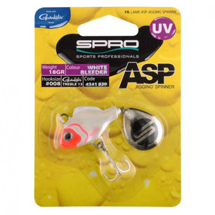 Spro ASP Spinner UV White Bleeder (18g) Spro ASP Spinner UV White Bleeder (18g)