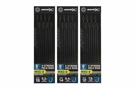 Matrix MXC-2 Sz12 Barbless 0.20mm X Strong Rig Matrix MXC-2 Sz12 Barbless 0.20mm X Strong Rig