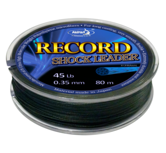 Shock leaders braided RECORD 45 lb 80 m Shock leaders braided RECORD 45 lb 80 m