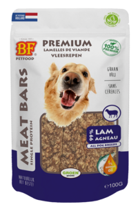 BF Petfood Meat Bars Lam 100g (100 % mono proteïne) BF Petfood Meat Bars Lam 100g (100 % mono proteïne)