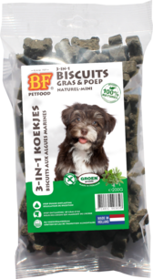 BF Petfood 3 in 1 Koekjes Kruiden 200 gram (mini) BF Petfood 3 in 1 Koekjes Kruiden 200 gram (mini)