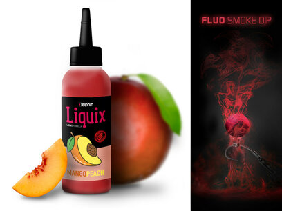 Delphin Fluo dip D SNAX LiquiX /100ml Mango-Peach Delphin Fluo dip D SNAX LiquiX /100ml Mango-Peach
