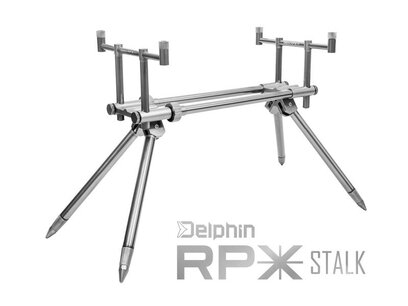 Delphin Rodpod RPX Stalk Silver Double buzz bar Delphin Rodpod RPX Stalk Silver Double buzz bar
