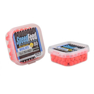 Cresta speedfeed pre-drilled fluo mini method boilies 'fluo strawberry' (9mm) (80g) Cresta speedfeed pre-drilled fluo mini method boilies 'fluo strawberry' (9mm) (80g)