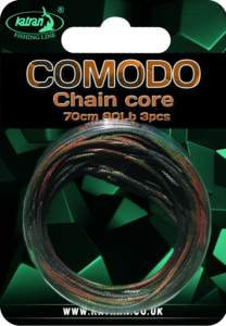 Katran Chain core COMODO camo green black 80 lb 5 m