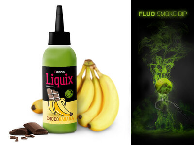 Delphin Fluo dip D SNAX LiquiX /100ml Chocolate-Banana